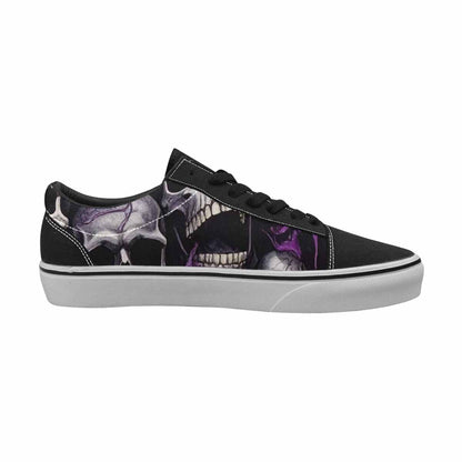 WOMEN'S Rainbow From Skull S Lace-Up Canvas Y2K Custom Shoes