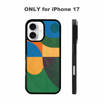 iPhone 17 Case — Memphis Art Pattern (1) Retro Vintage, Customized Protective Case
