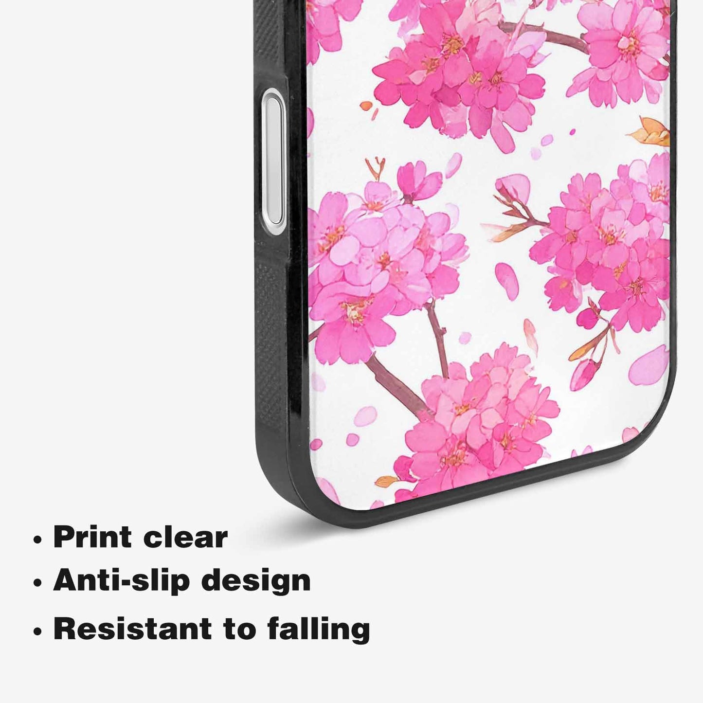 iPhone 16 Plus Case — Cherry Blossom Branch Cherry Blo, Custom Made Phone Cover