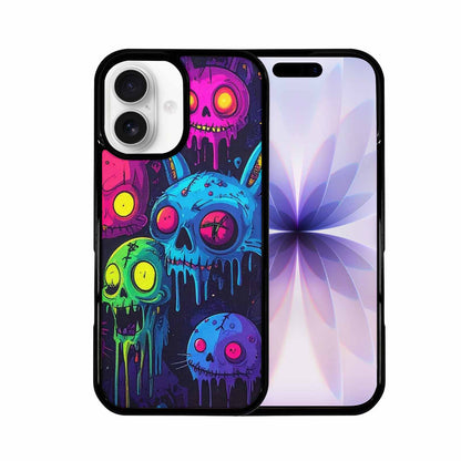 iPhone 17 Case — Mixed Toxic Glow Creature Cartoon Cute, Original Design Phone Case