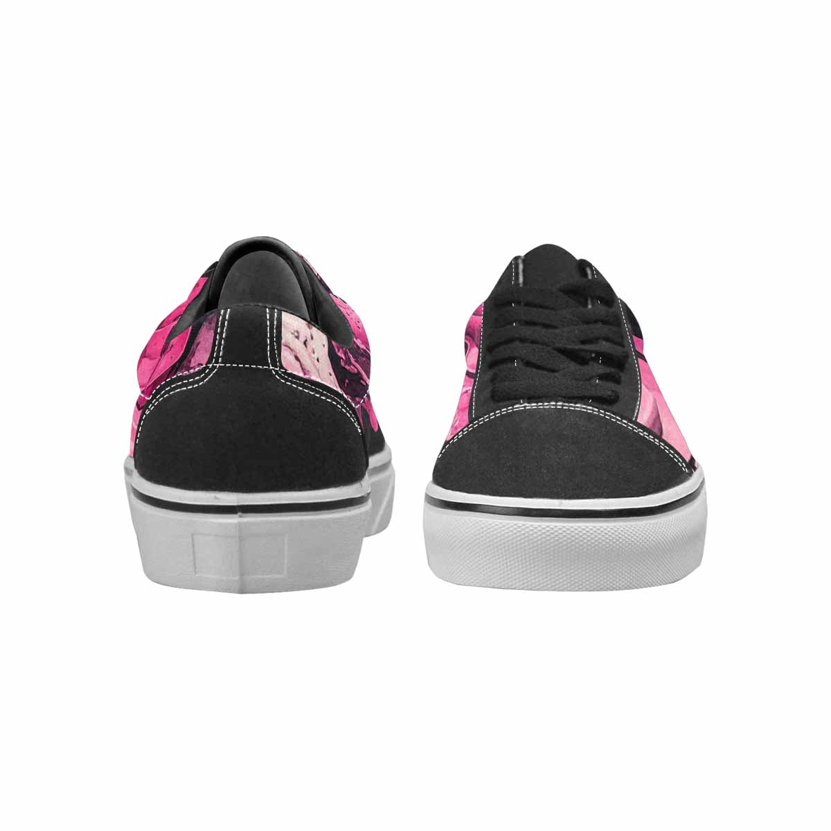 WOMEN'S Ice Cream Motif Lace-Up Canvas Grunge Shoes