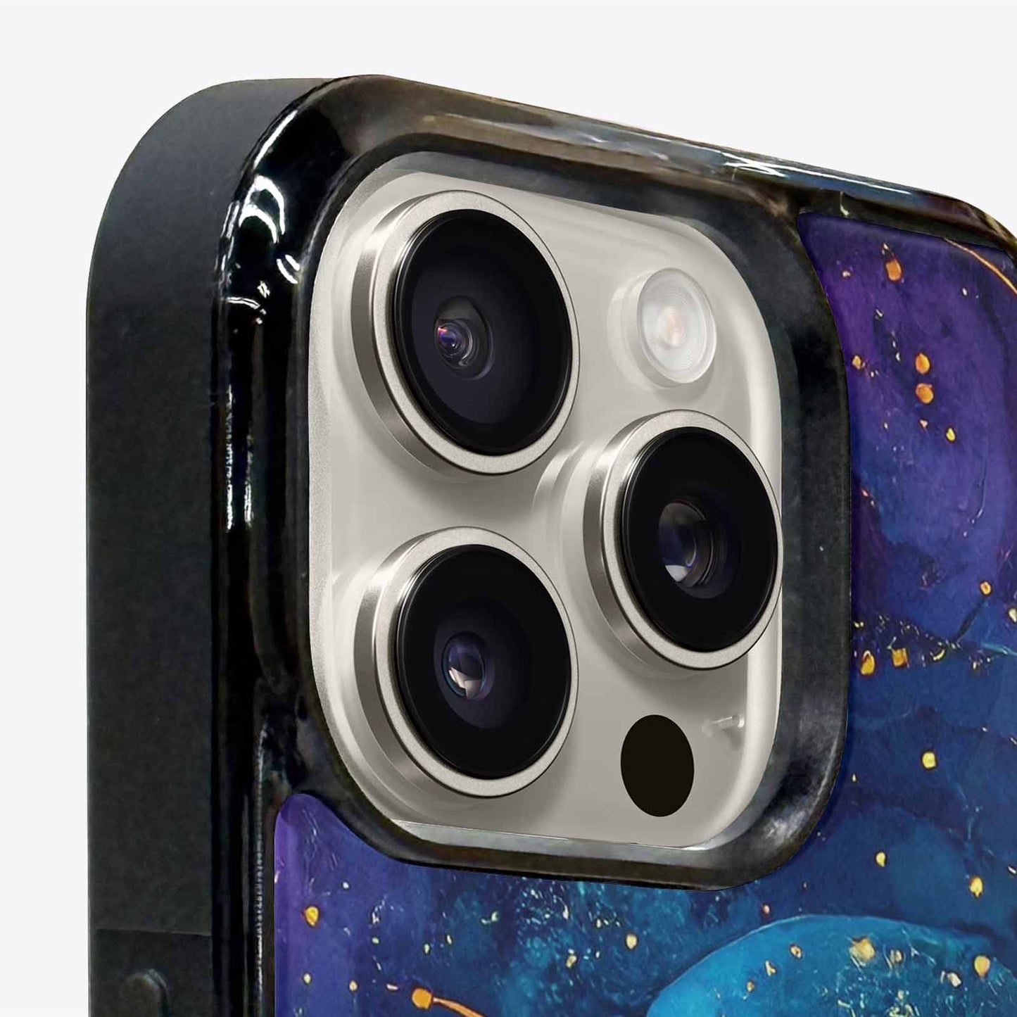 iPhone 16 Pro Max Case — Steampunk Galaxy Art Seamless Pattern Vibrant, Customized Protective Case
