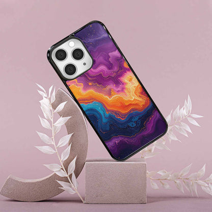 iPhone 15 Pro Max Case — Psychedelic Marble Tessellation, Original Design Phone Case
