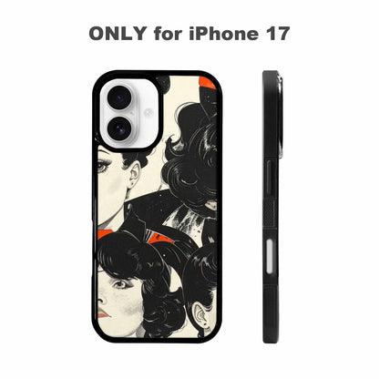 iPhone 17 Case — Seamless Repeating Pattern Of Retro Vintage, Custom Printed Phone Case