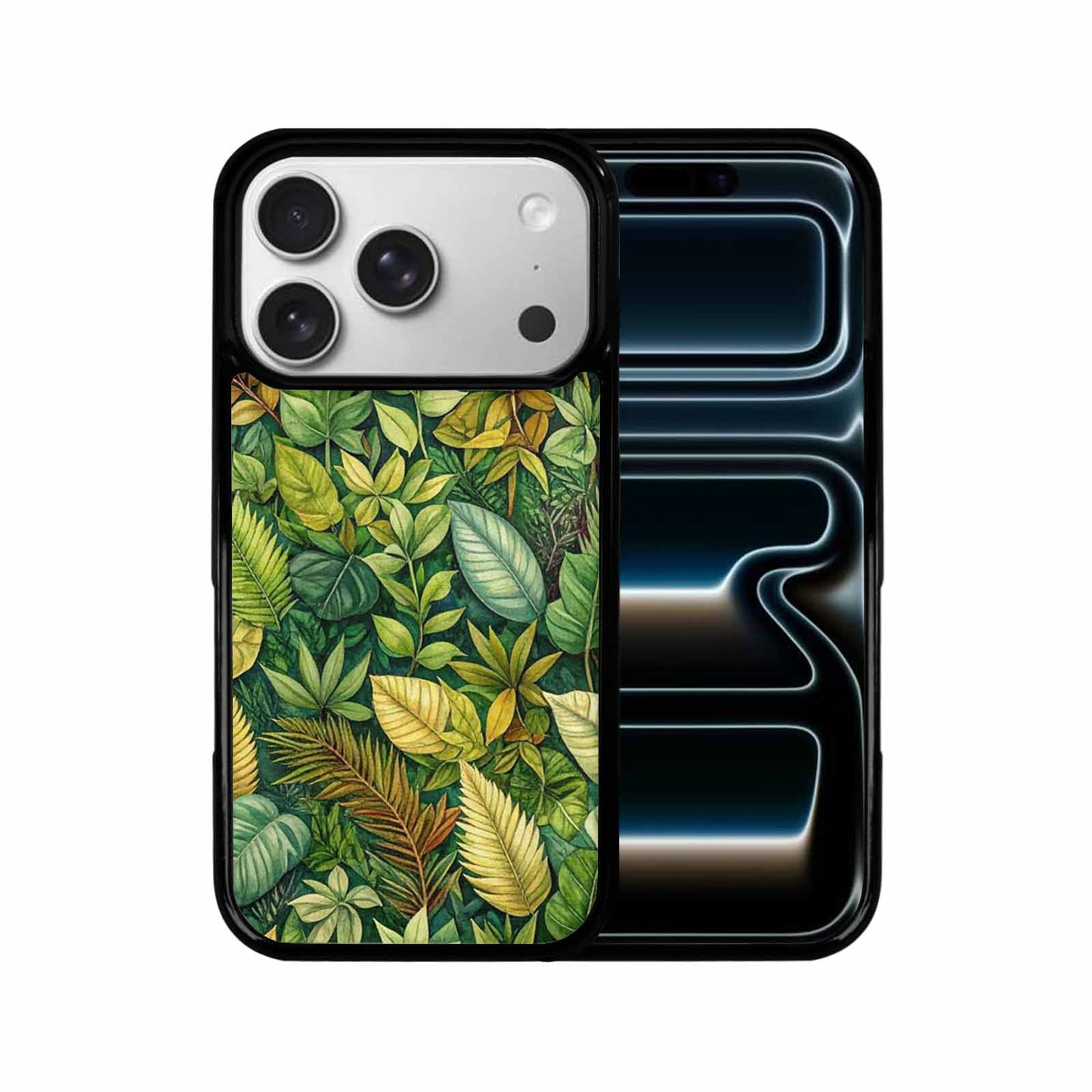 iPhone 17 Pro Case — Small Seven Point Palmate Leaf Floral, Custom Phone Case