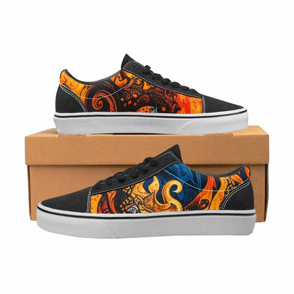 WOMEN'S Flame Burst Lace-Up Canvas Dreamcore Shoes