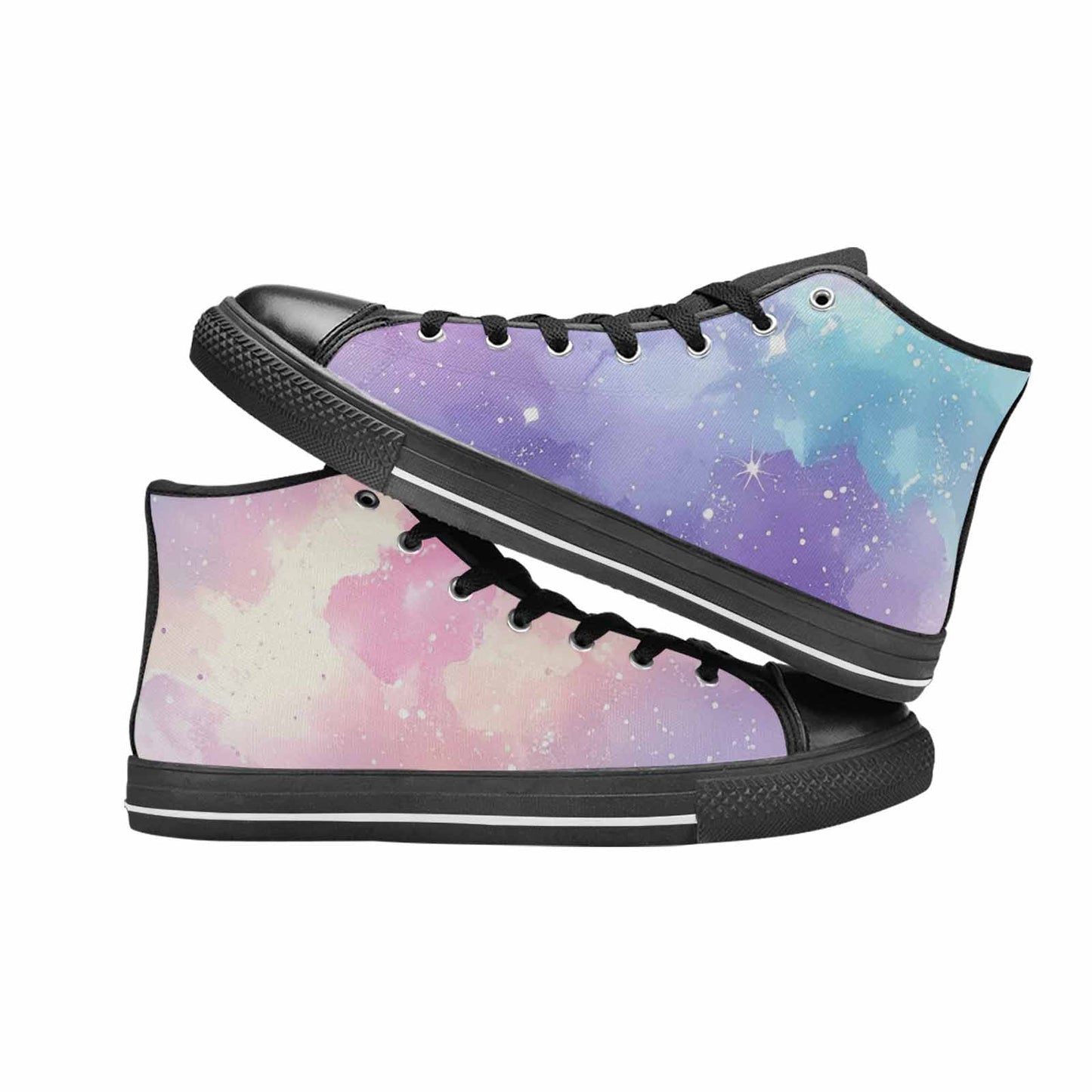 MEN'S Galaxy Art - High Top Canvas Vivid Sneakers