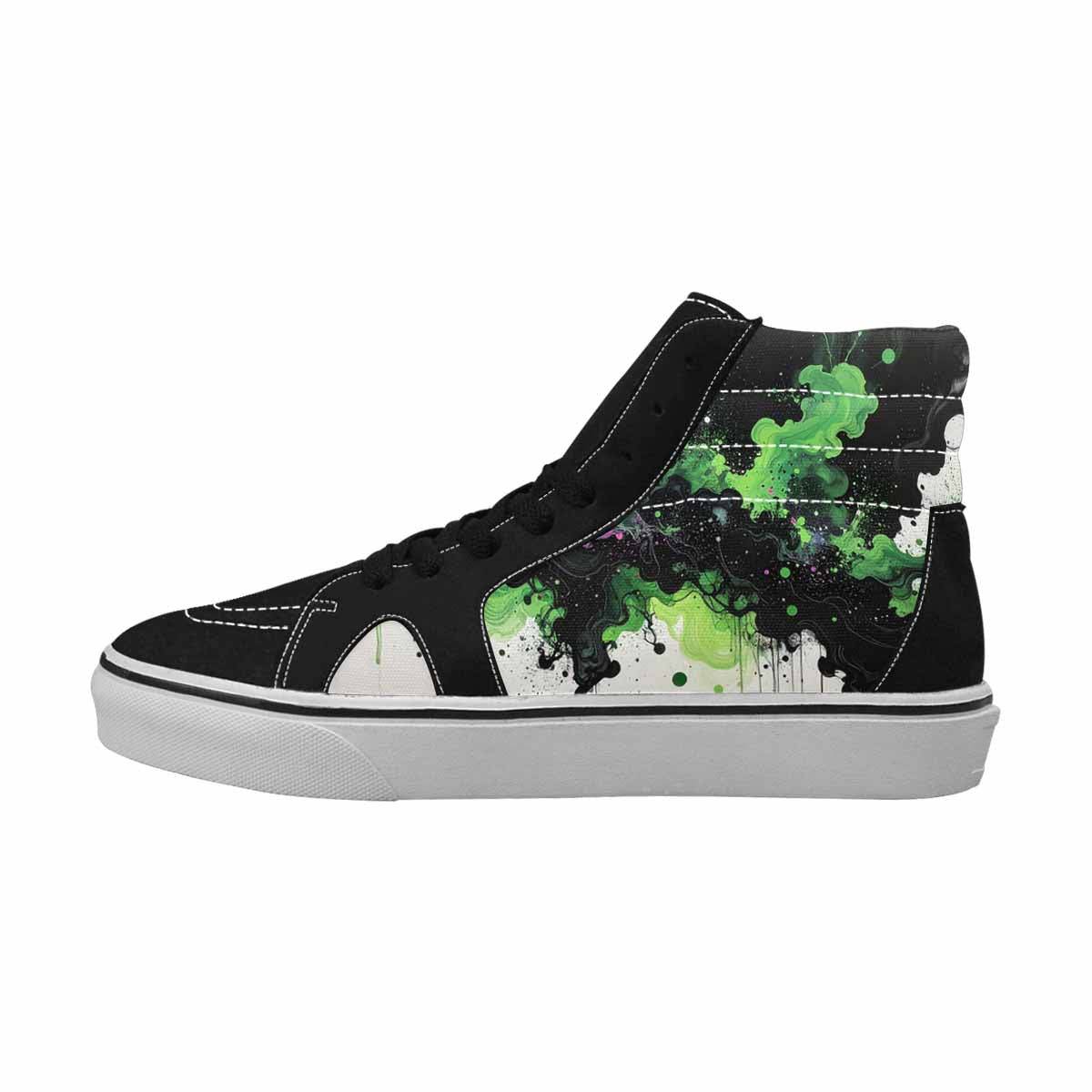 MEN'S Galaxy Nebula High Top Canvas Dark Academia Custom Sneakers