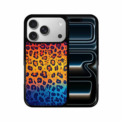 iPhone 17 Pro Case — Leopard Print Gradient Style Edge Animal, Customized Protective Case