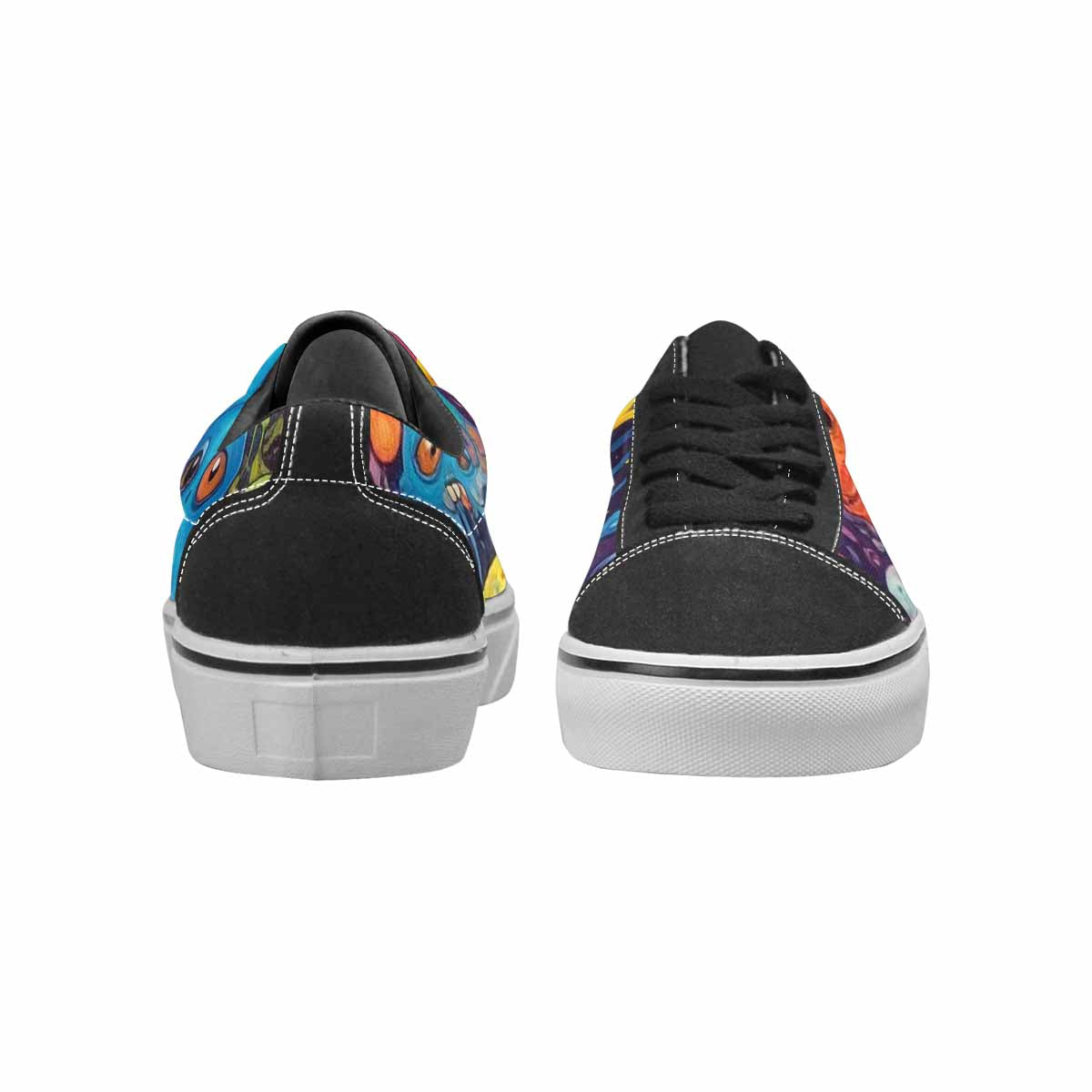 WOMEN'S Aliens  Tie Dye Lace-Up Canvas Aesthetic Custom Shoes