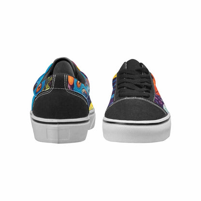 WOMEN'S Aliens  Tie Dye Lace-Up Canvas Aesthetic Custom Shoes
