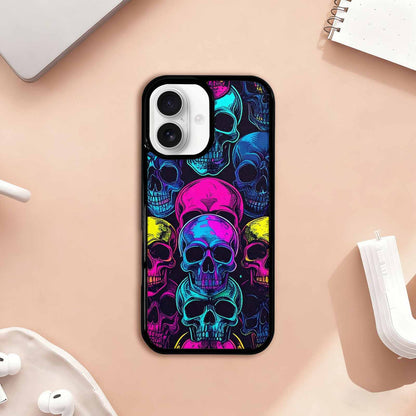 iPhone 17 Case — Skull Dark Art Gothic Print Gothic, Custom Made Phone Cover