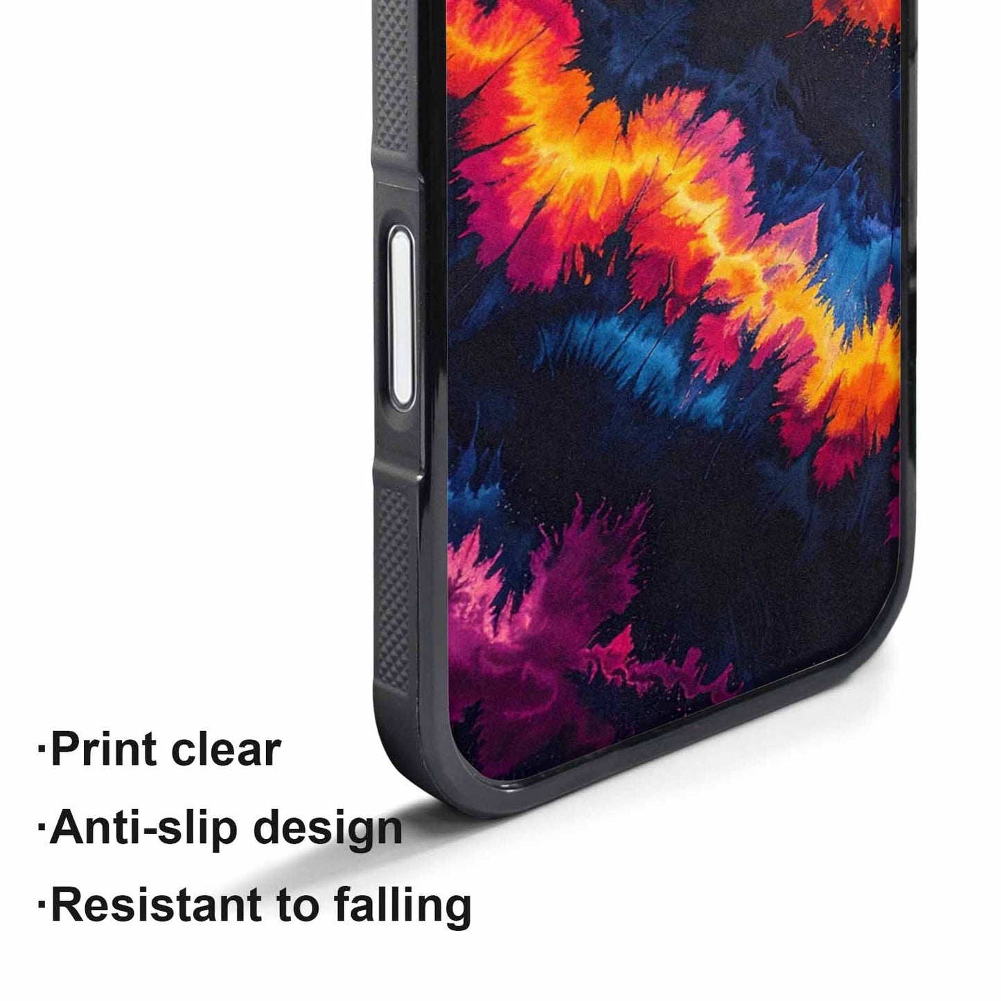 iPhone 17 Air Case — Tie Dye Dark Art Seamless Tie, Unique Phone Case Design