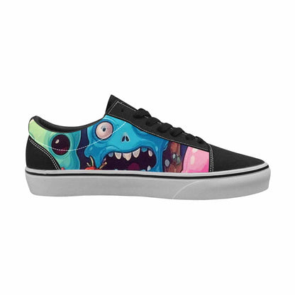 WOMEN'S Ice Cream Monsters  Lace-Up Canvas Cottagecore Sneakers