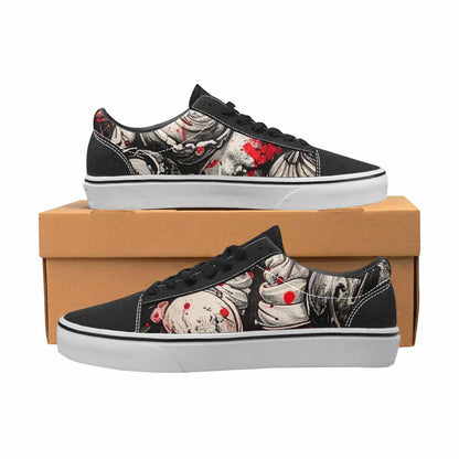 WOMEN'S Ice Cream Motif Lace-Up Canvas Neon Fantasy Shoes