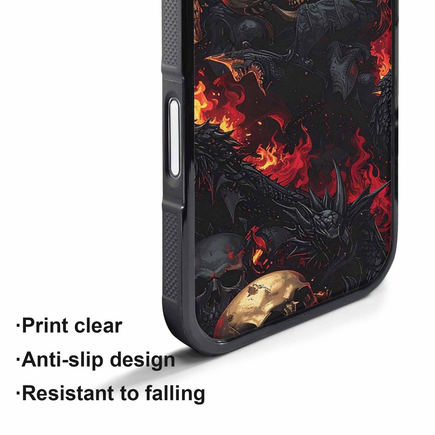 iPhone 17 Pro Case — Skull Dark Art Gothic Print Gothic, Unique Phone Case Design