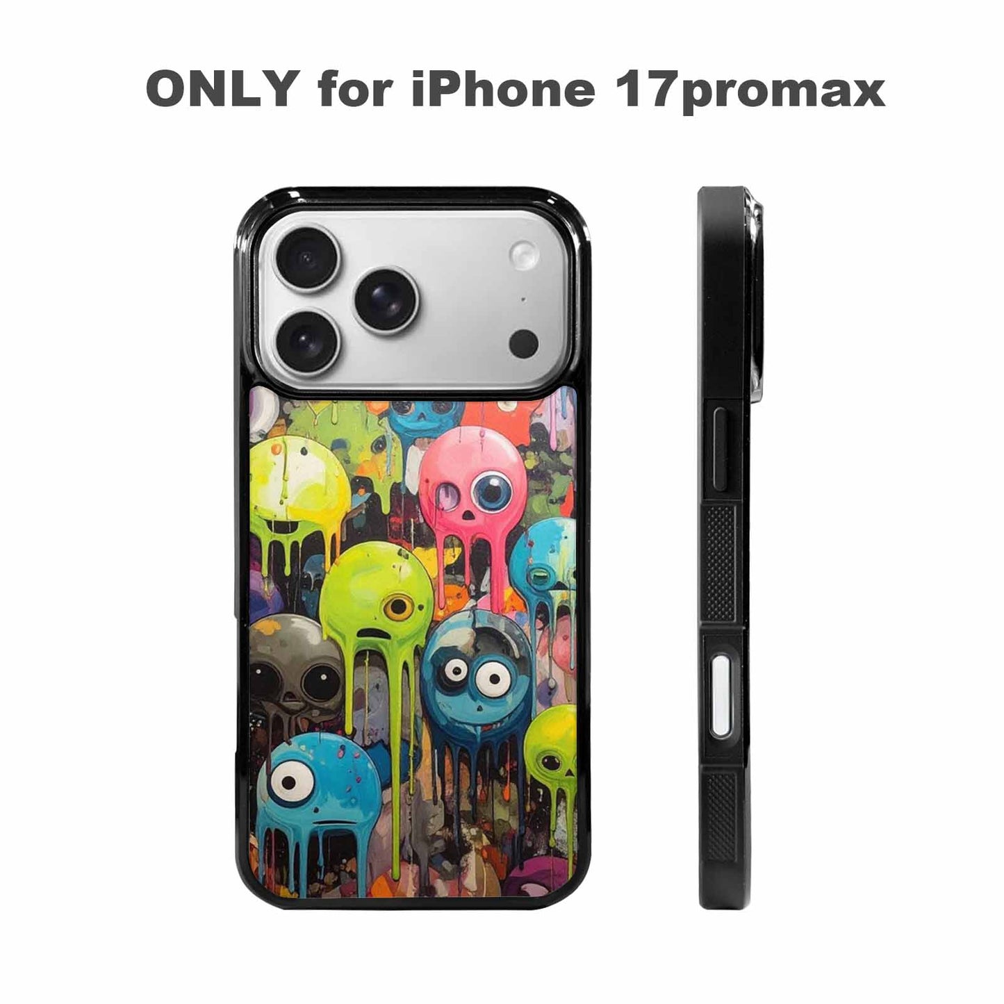 iPhone 17 Pro Max Case — Aliens Camomelting Aliens Patt Alien Scifi, Custom Designed Case Cover