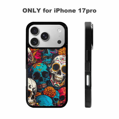 iPhone 17 Pro Case — Skull Dark Art Gothic Print Gothic, Custom Made Phone Cover