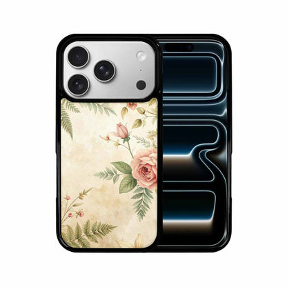 iPhone 17 Pro Case — Vintage Botanical Art Pattern Floral, Custom Designed Case Cover