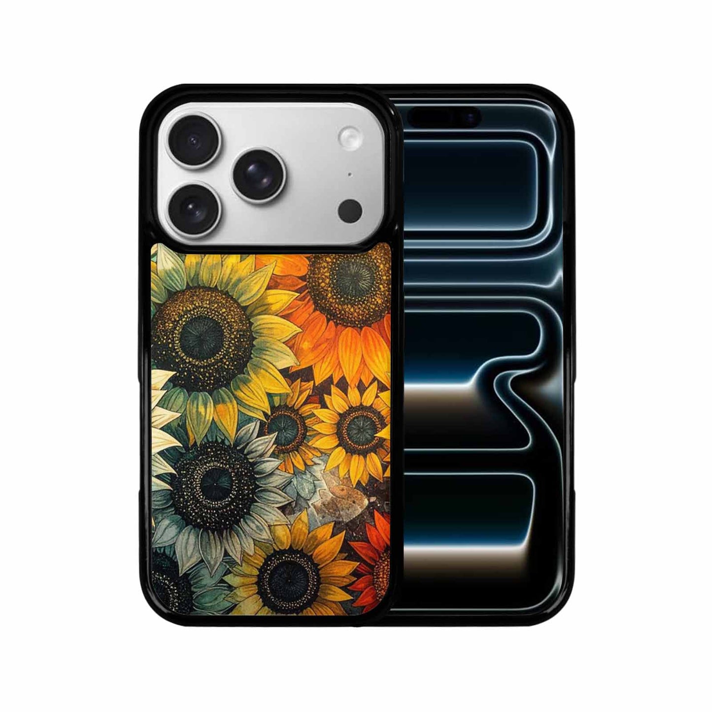 iPhone 17 Pro Case — Blend Melt Them Together Small Floral, Unique Phone Case Design