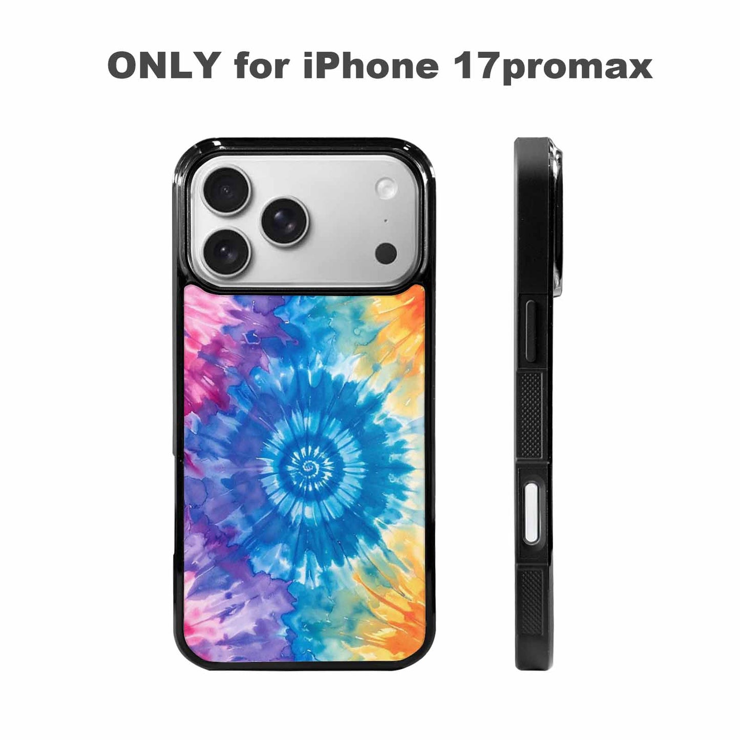 iPhone 17 Pro Max Case — Seamless Tileable Pattern Of Tie Dye, Personalized Phone Case