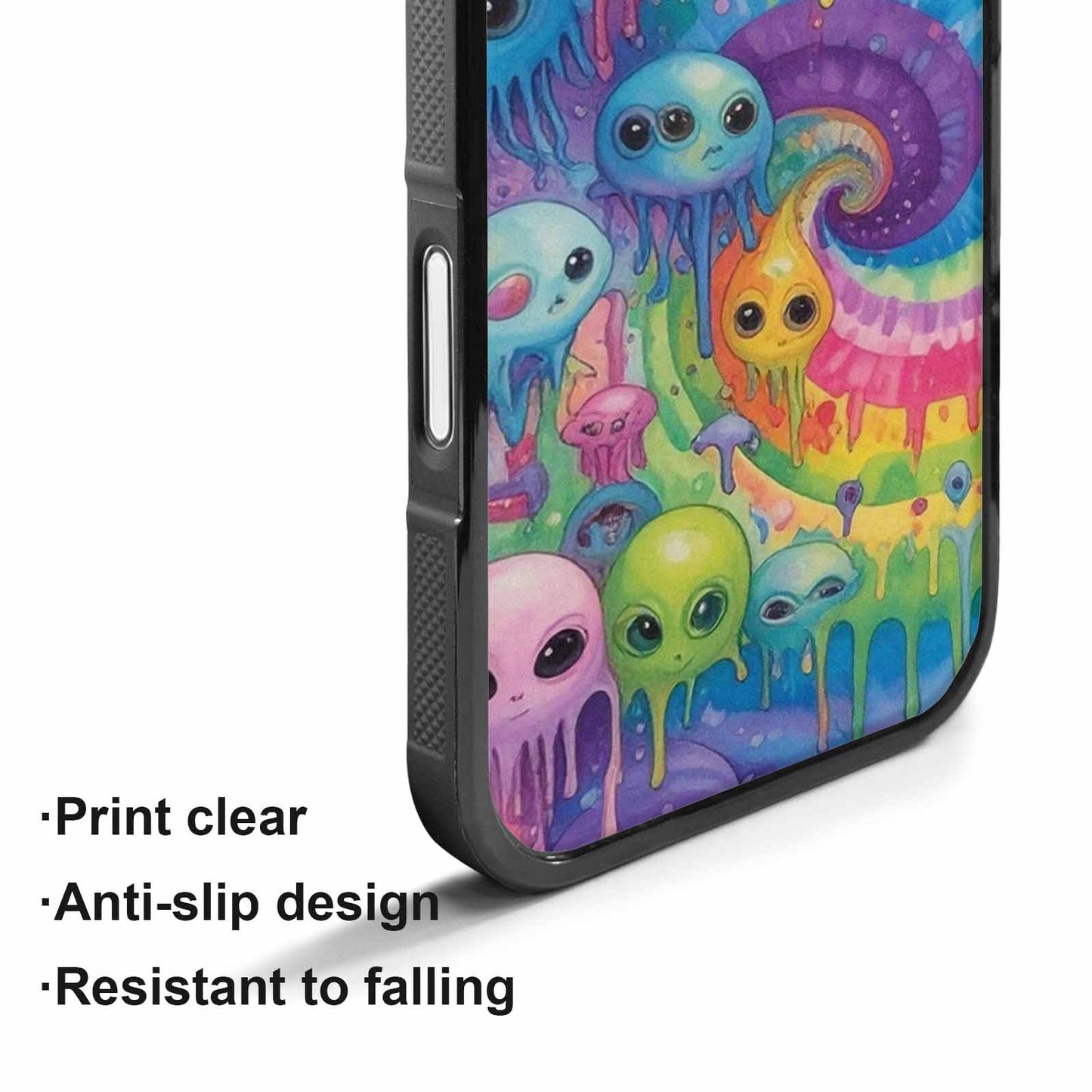 iPhone 17 Case — Aliens Tie Dyemelting Aliens Tie Dye, Personalized Phone Case
