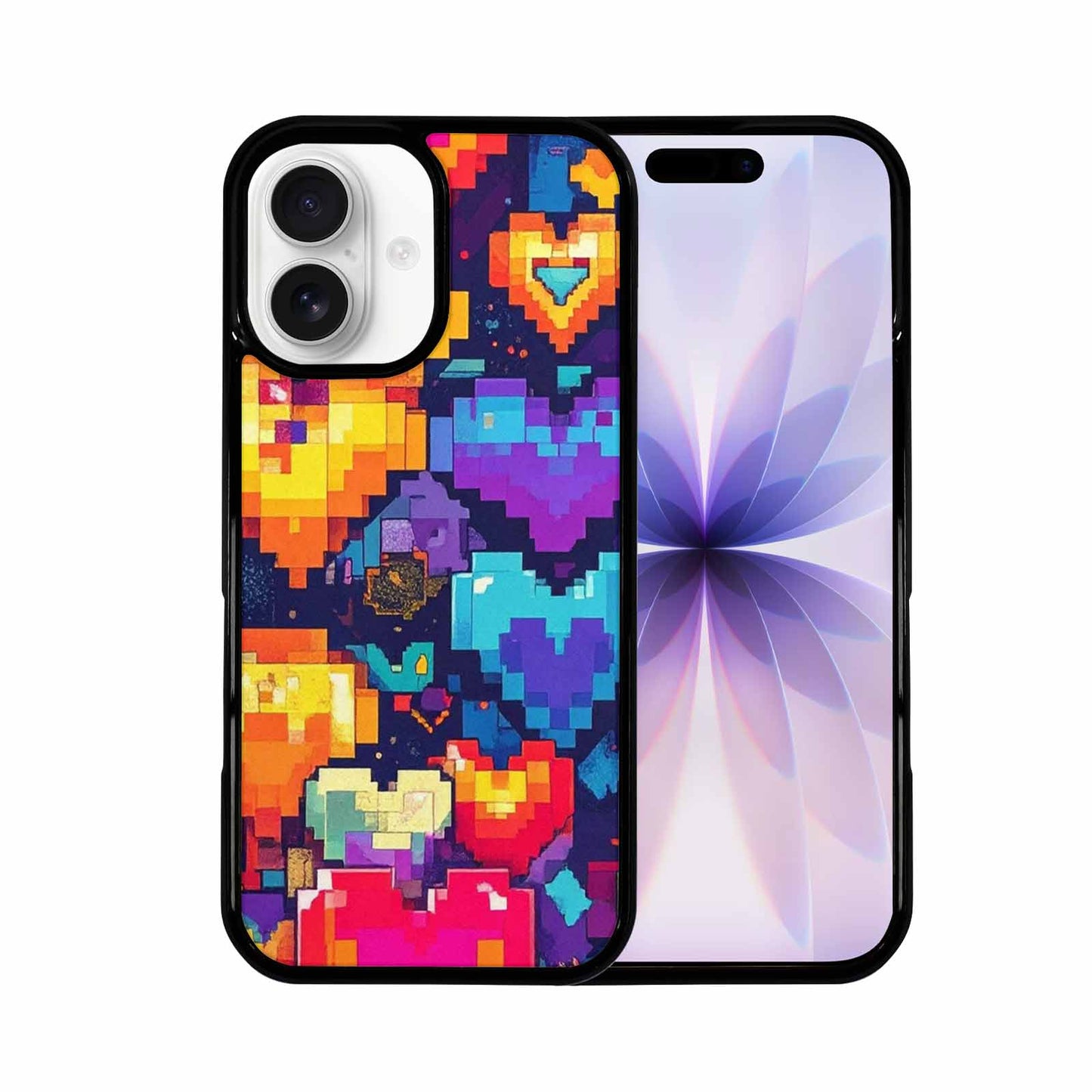 iPhone 17 Case — Pixel Art Bit Burst Original Art, Original Design Phone Case