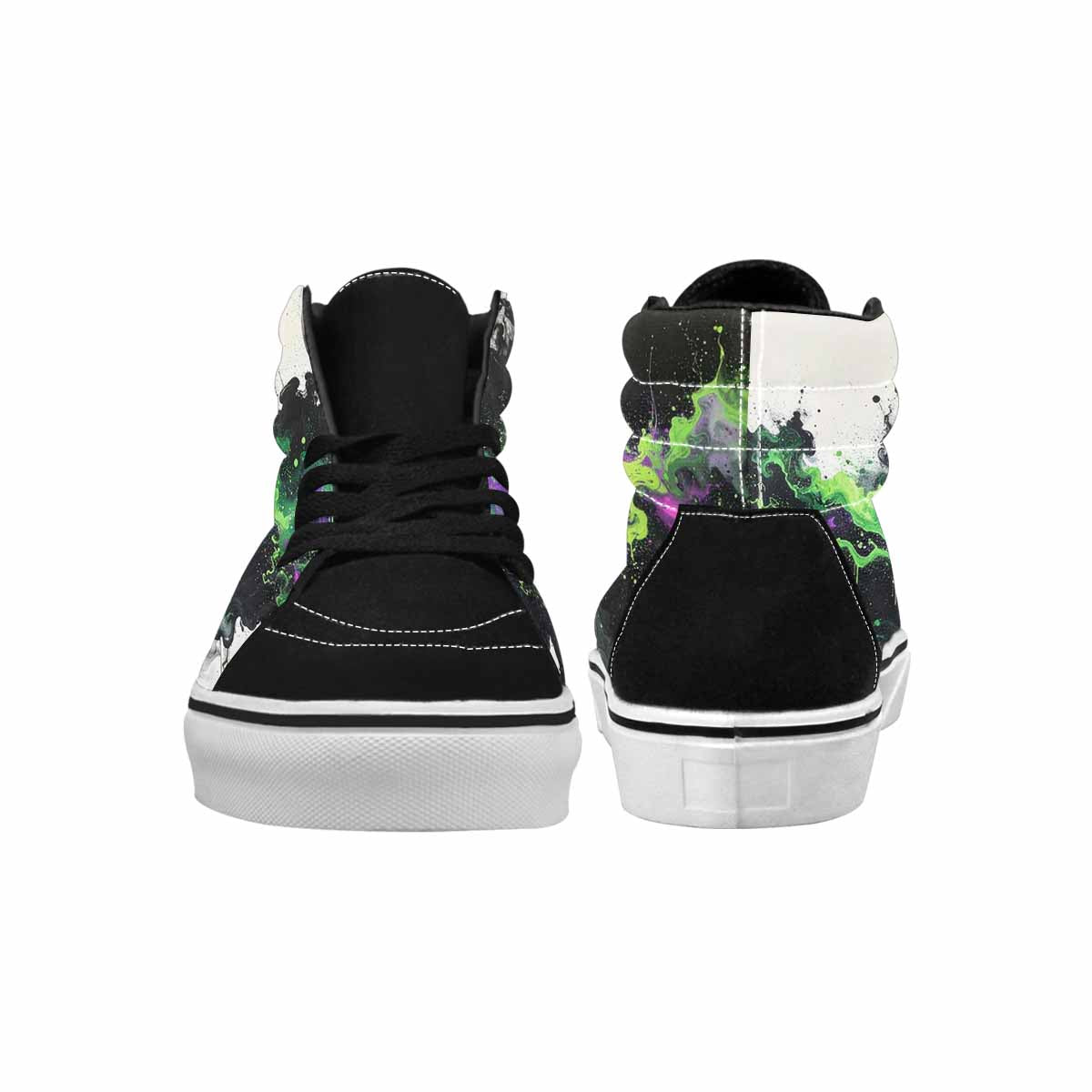 MEN'S Galaxy Nebula High Top Canvas Vibrant Chaos Custom Sneakers