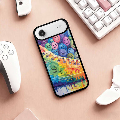 iPhone 17 Air Case — Smiley Facessmiley Faces Tie D Original, Personalized Phone Case