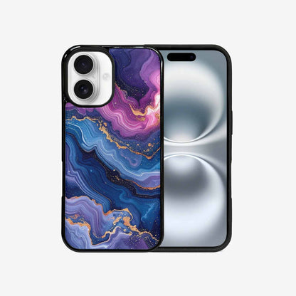 iPhone 16 Case — Marble Galaxy, Unique Phone Case Design