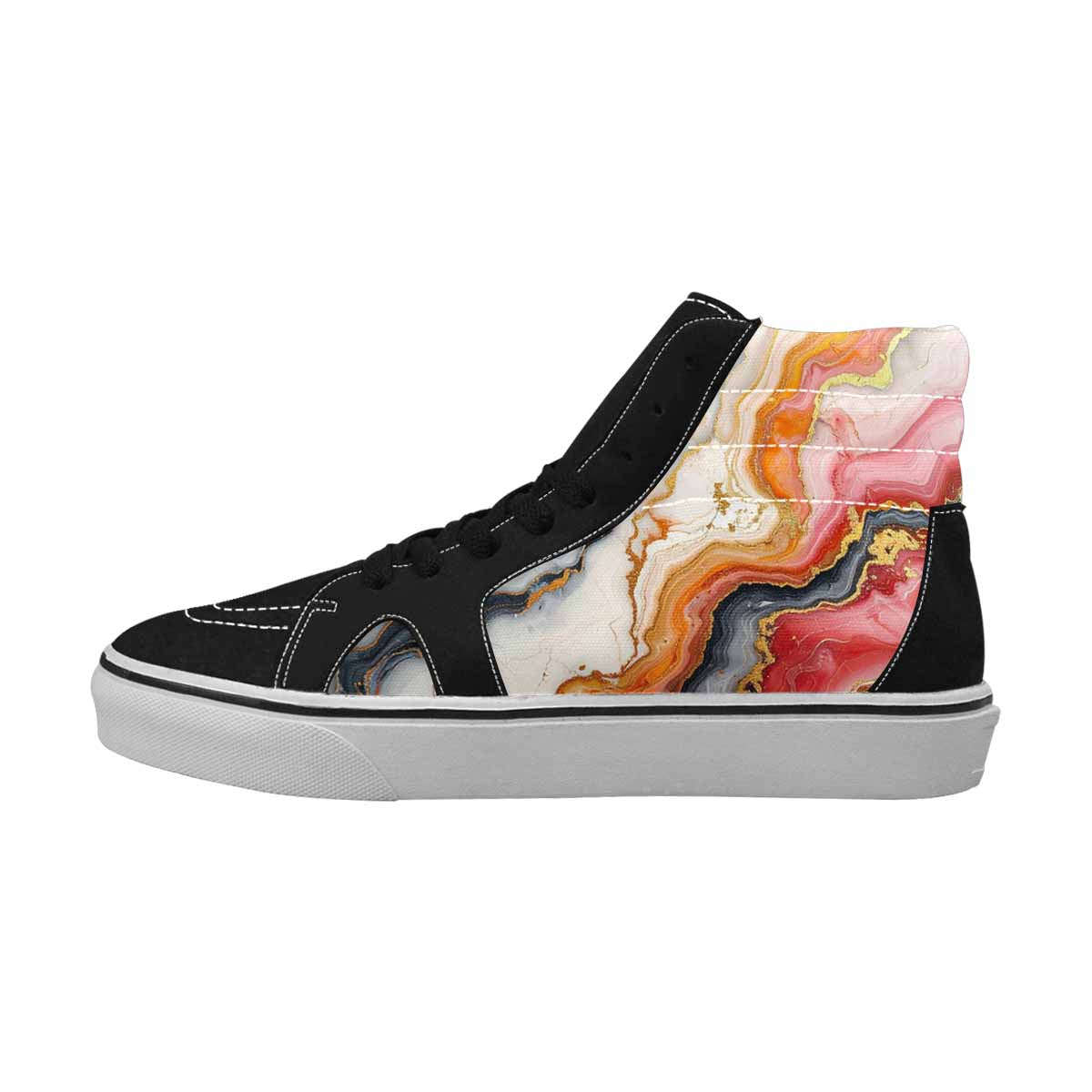 MEN'S Marble Vein High Top Canvas Dreamcore Shoes
