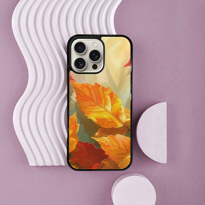 iPhone 16 Pro Max Case — Autumn Leaves, Personalized Phone Case