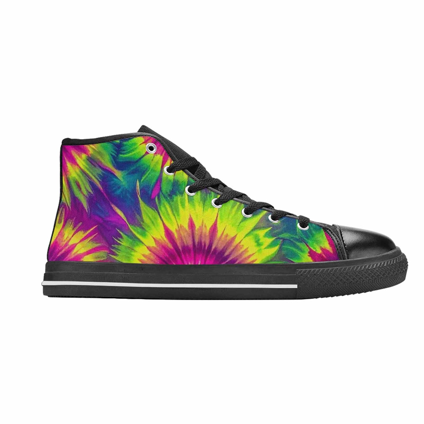 MEN'S Tie Dye - High Top Canvas Aesthetic Shoes