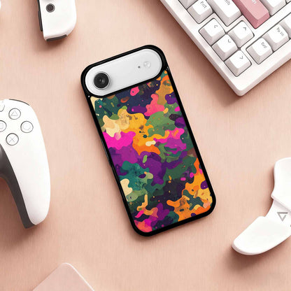 iPhone 17 Air Case — Small Military Camouflage Blotch Pattern Camo, Custom Art Phone Cover