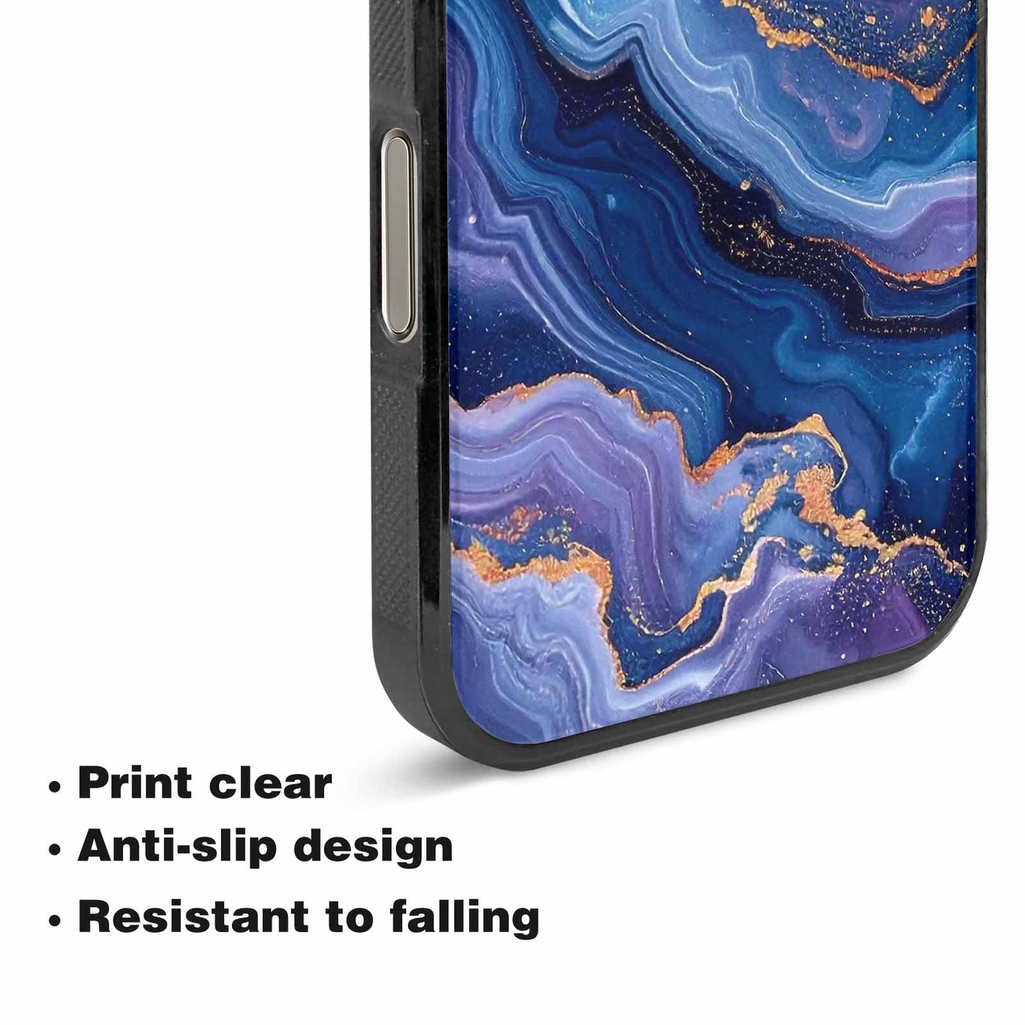 iPhone 16 Pro Max Case — Marble Galaxy, Customized Protective Case