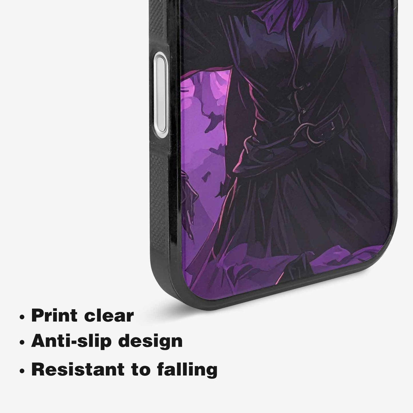 iPhone 16 Case — Scary Horror Halloween Art Print Edge, Custom Print Case Cover