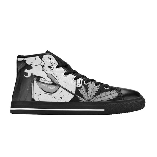 WOMEN'S Cc 420 Woman Weed High Top Canvas Cottagecore Sneakers