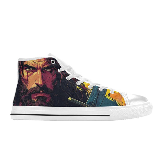 MEN'S Jesus_Ht_11 Men’S High Top Canvas Surreal Custom Shoes