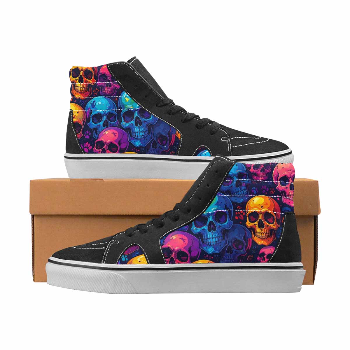 WOMEN'S Iridescent Paw Print Skull 17 Ferion