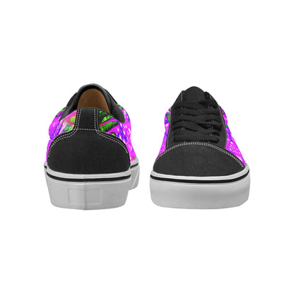 MEN'S Acid Drip 6 Low Top Skateboarding Vibrant Chaos Custom Sneakers