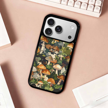 iPhone 17 Pro Case — Mushrooms Camomushrooms Patter G1e Camo, Custom Designed Case Cover