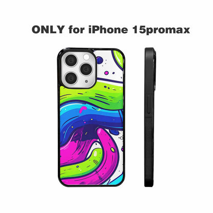iPhone 15 Pro Max Case — Acid Wash Cartoon, Original Design Phone Case