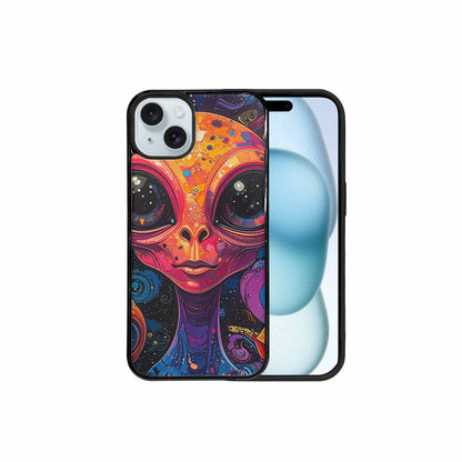 iPhone 15 Plus Case — Cartoon Alien Characters, Original Design Phone Case