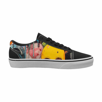 WOMEN'S Aliens  Camo Melting Lace-Up Canvas Dreamlike Shoes