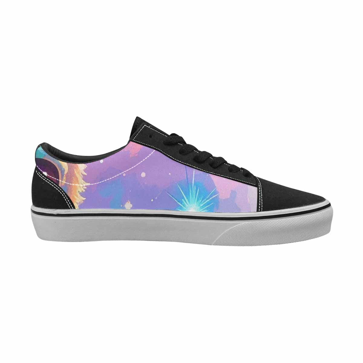 WOMEN'S Rainbow Teddy Skeletons Eye Lace-Up Canvas Dreamlike Shoes