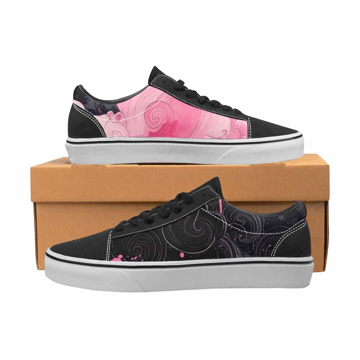 WOMEN'S Van Gogh Swirl Lace-Up Canvas Dreamlike Shoes