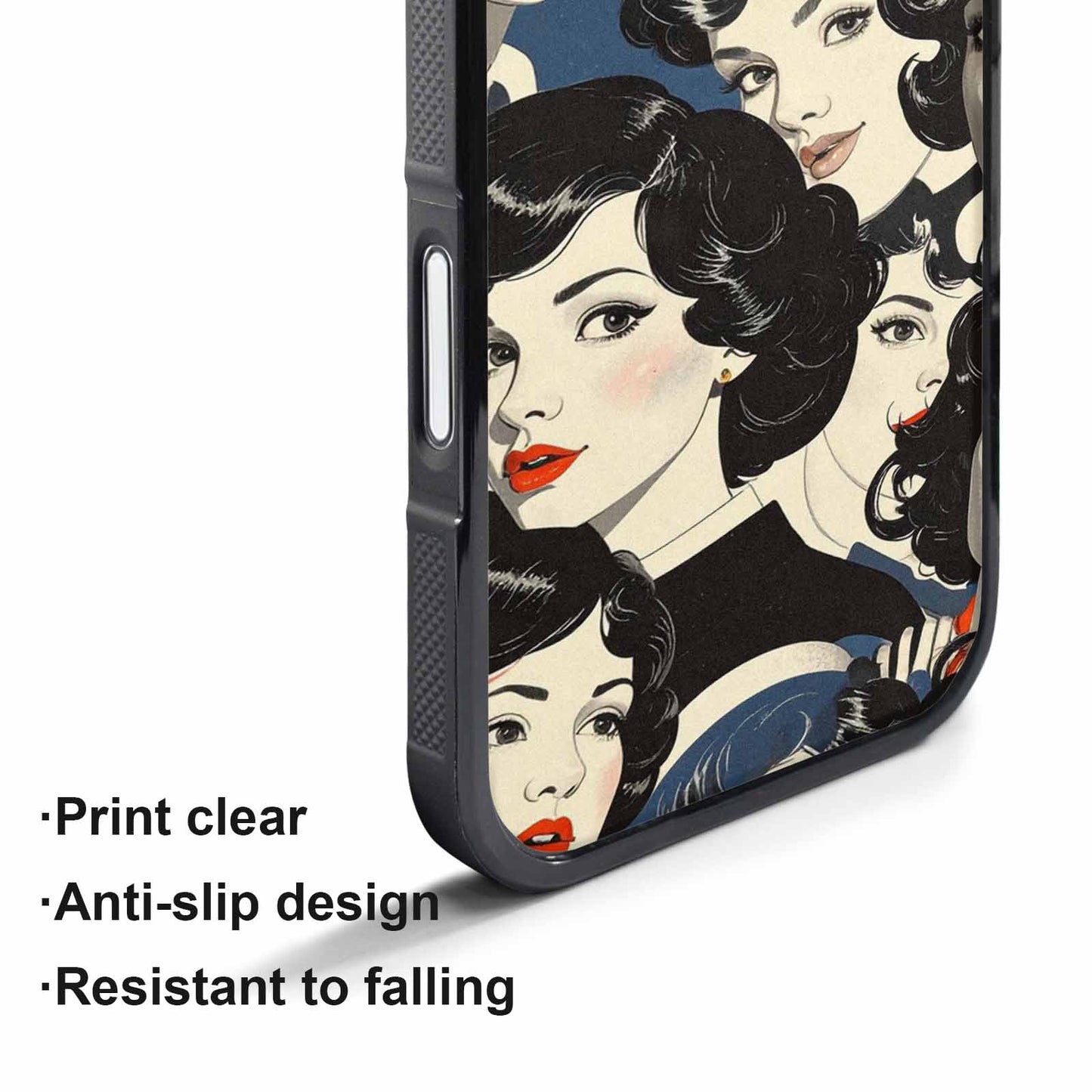 iPhone 17 Pro Max Case — Seamless Repeating Pattern Of Retro Vintage, Original Design Phone Case