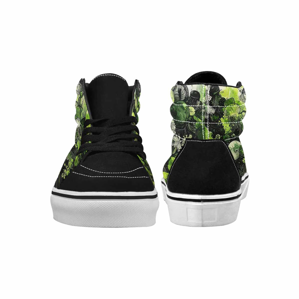 MEN'S Sea Creature Burst High Top Canvas Melting Art Sneakers