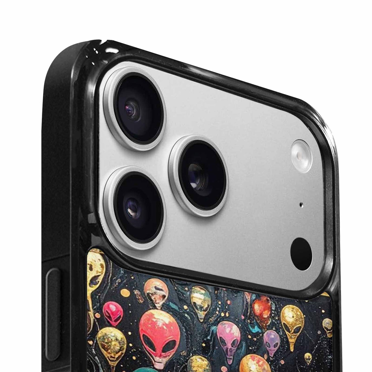 iPhone 17 Pro Max Case — Aliens Marblealiens Pattern Alien Scifi, Personalized Phone Case