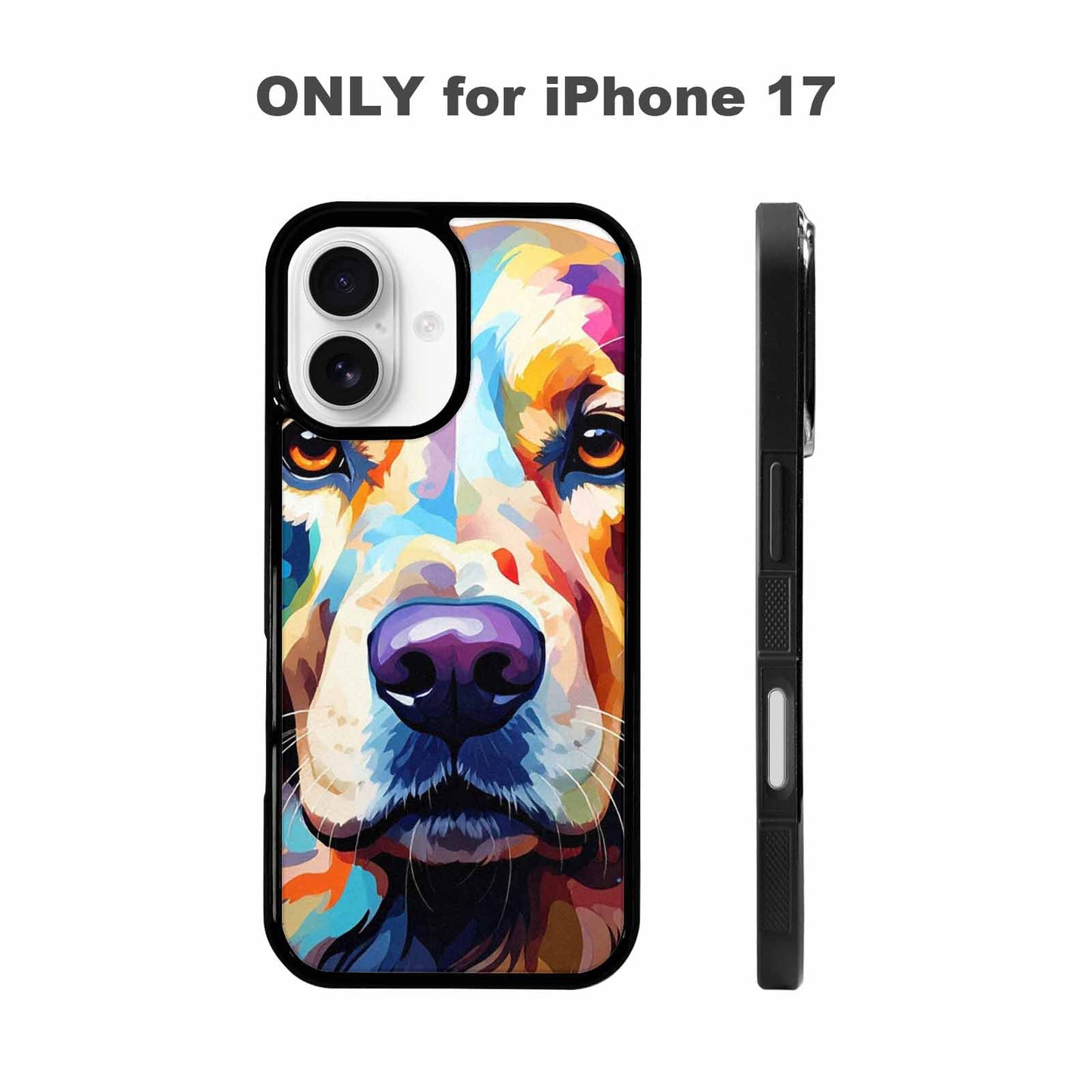 iPhone 17 Case — Golden Retriever Watercolor Art Watercolor Abstract, Custom Designed Case Cover